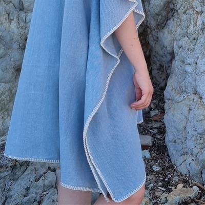 Simple Stitched Tunic Air Blue