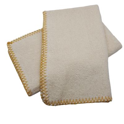 Hand Towel Stitched Peshkir Natural - Yellow