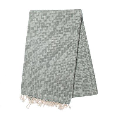 Diamond Peshtemal Almond Green