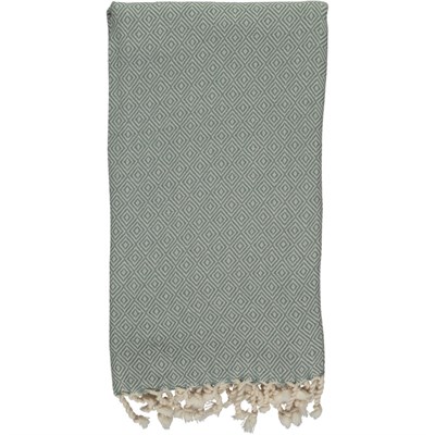 Diamond Peshtemal Almond Green