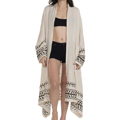 Gazel Caftan Natural - Black