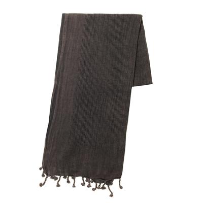 Wafer Peshtemal Dark Grey