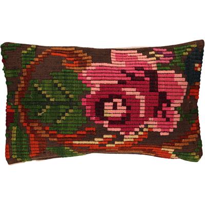Rose Kelim Cushion Cover Multi Color 34