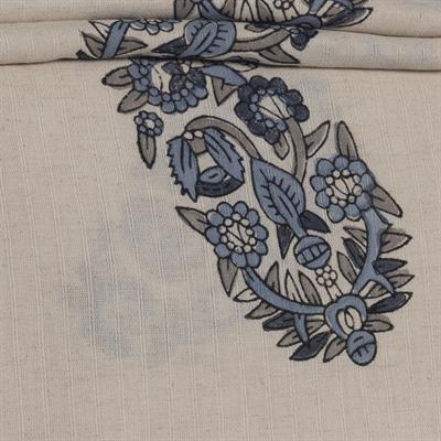 Hamamiye Throw Natural - Navy