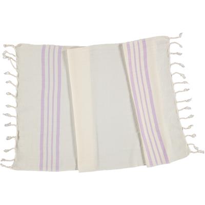Hand Towel Krem Sultan Peshkir Natural - Light Lilac