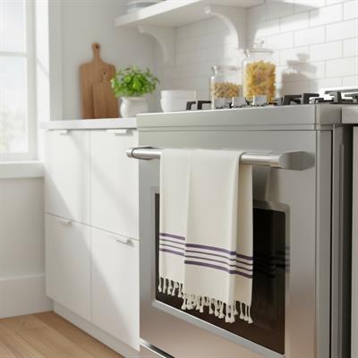 Hand Towel Krem Sultan Peshkir Natural - Dark Purple