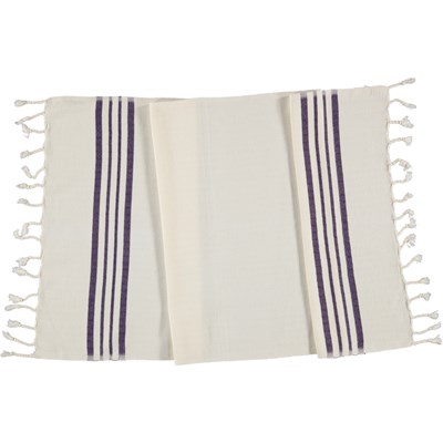 Hand Towel Krem Sultan Peshkir Natural - Dark Purple