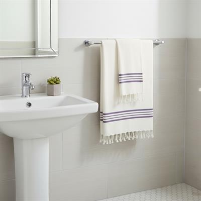 Hand Towel Krem Sultan Peshkir Natural - Dark Purple