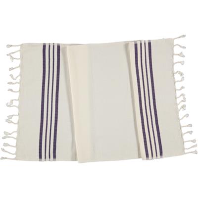 Hand Towel Krem Sultan Peshkir Natural - Dark Purple
