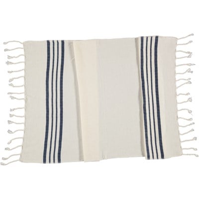Hand Towel Krem Sultan Peshkir Natural - Navy