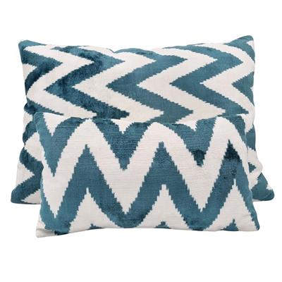 Ikat Ikat Cushion Cover Fanfare Zıgzag