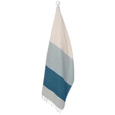 Twin Sultan Peshtemal Light Blue - Petrol Blue - Natural