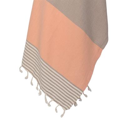 Twin Sultan Peshtemal Taupe - Melon - Natural