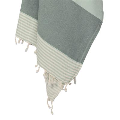 Twin Sultan Peshtemal Mint Green - Almond Green - Natural