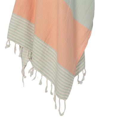 Twin Sultan Peshtemal Mint Green - Melon - Natural