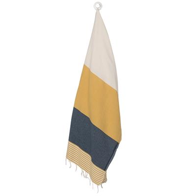 Twin Sultan Peshtemal Yellow - Navy - Natural