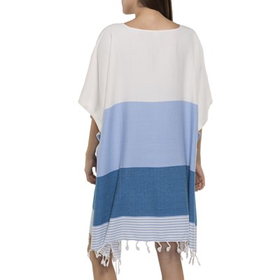 Twin Sultan Tunic Light Blue - Petrol Blue - Natural