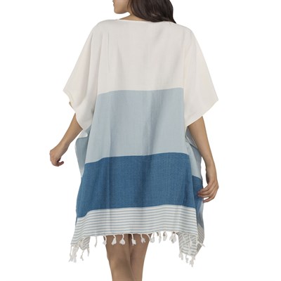 Twin Sultan Tunic Light Blue - Petrol Blue - Natural
