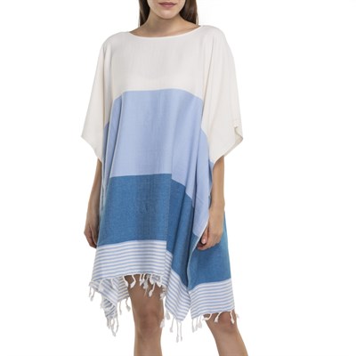 Twin Sultan Tunic Light Blue - Petrol Blue - Natural