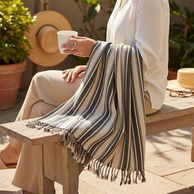 Karakiz Peshtemal Black