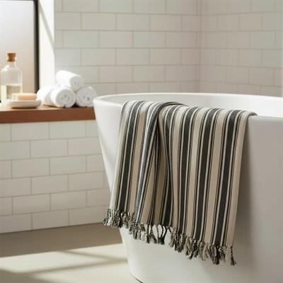 Karakiz Peshtemal Black