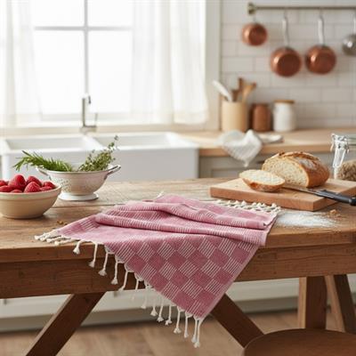 Square Peshkir Bordeaux