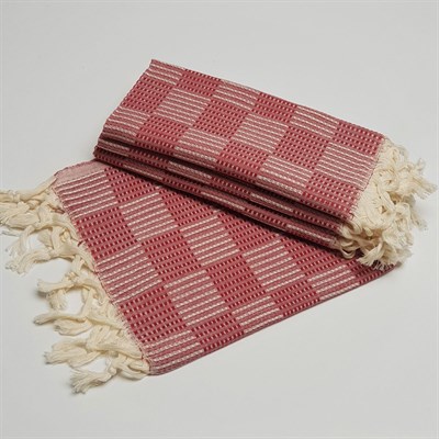 Square Peshkir Bordeaux