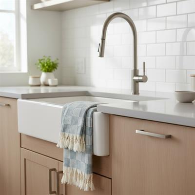 Square Peshkir Almond Green