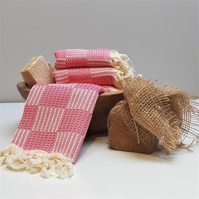 Square Peshkir Fuchsia