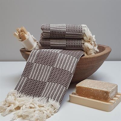 Square Peshkir Brown