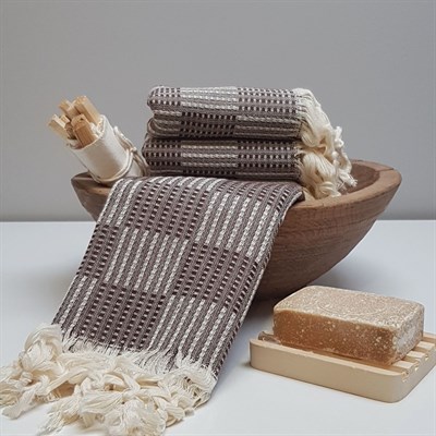 Square Peshkir Brown