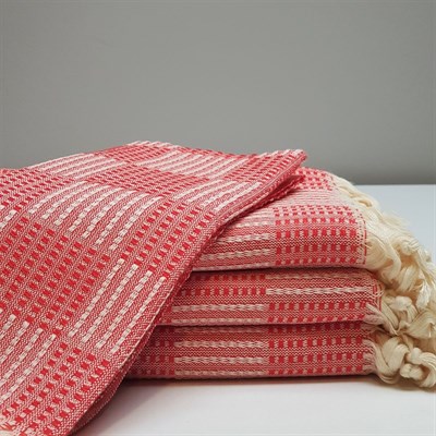 Square Peshkir Red