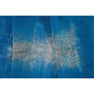 Felted Foulard Dark Blue