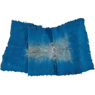 Felted Foulard Dark Blue