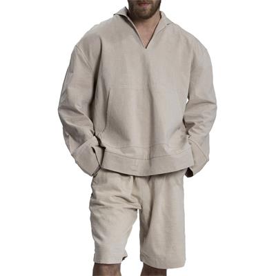 Ken with hood Blouse Taupe