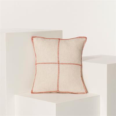 Patchwork Classic Cushion Cover Natural - Brick