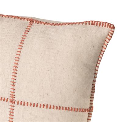 Patchwork Classic Cushion Cover Natural - Brick