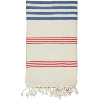 Krem Sultan Fun Peshtemal Red - Royal Blue - Natural