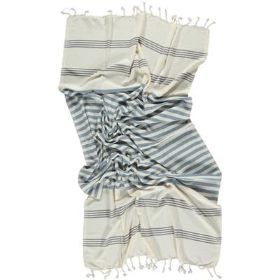 Krem Sultan Fun Peshtemal Dark Grey - Air Blue - Natural