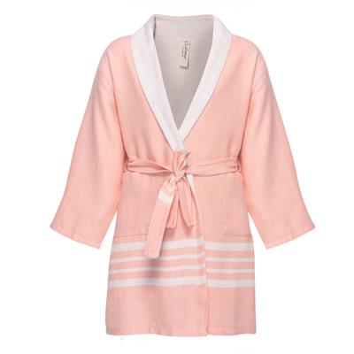 Krem Sultan with Terry Lining Kids Bathrobe Melon