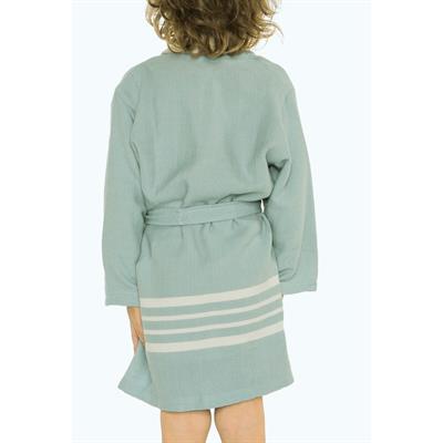 Krem Sultan with Terry Lining Kids Bathrobe Mint Green