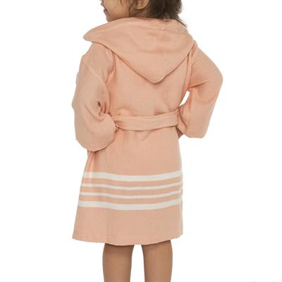 Krem Sultan with Hood Kids Bathrobe Melon