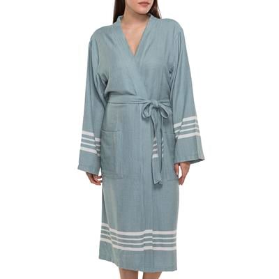 Krem Sultan Bathrobe Kimono Almond Green