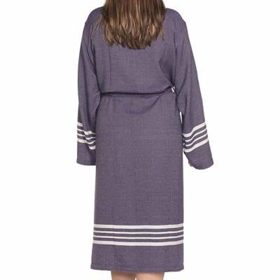 Krem Sultan Bathrobe Kimono Dark Purple