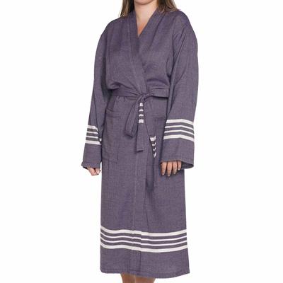 Krem Sultan Bathrobe Kimono Dark Purple