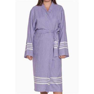Krem Sultan Bathrobe Kimono Lilac
