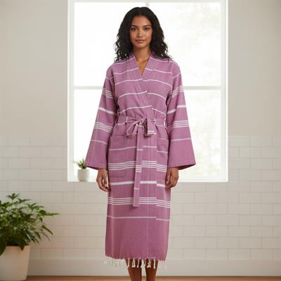 Leyla Bathrobe Kimono Light Purple