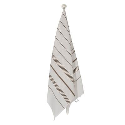 Leyla Peshtemal White - Khaki