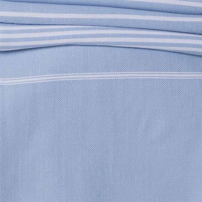 Leyla XL Pike ve Koltuk Şalı Açık Mavi