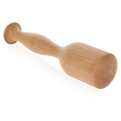 Solid Wood Lathe Mortar Home Accessories Natural